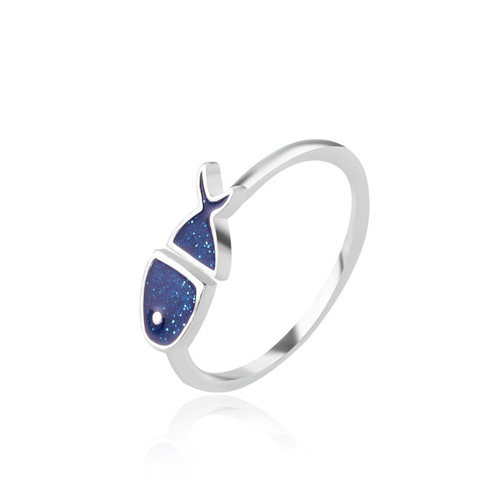 Blue Pisces Ring