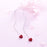 Red Love Drop Diamond Earrings