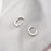 Round Diamond Row Earrings