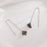 Retro Color Glass Earrings