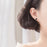 Full Black Round Earrings