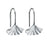 Tropical Leaves Silver Earrings