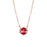 Red Diamond Cat Necklace