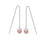 Kitten Crystal Long Drop Earrings