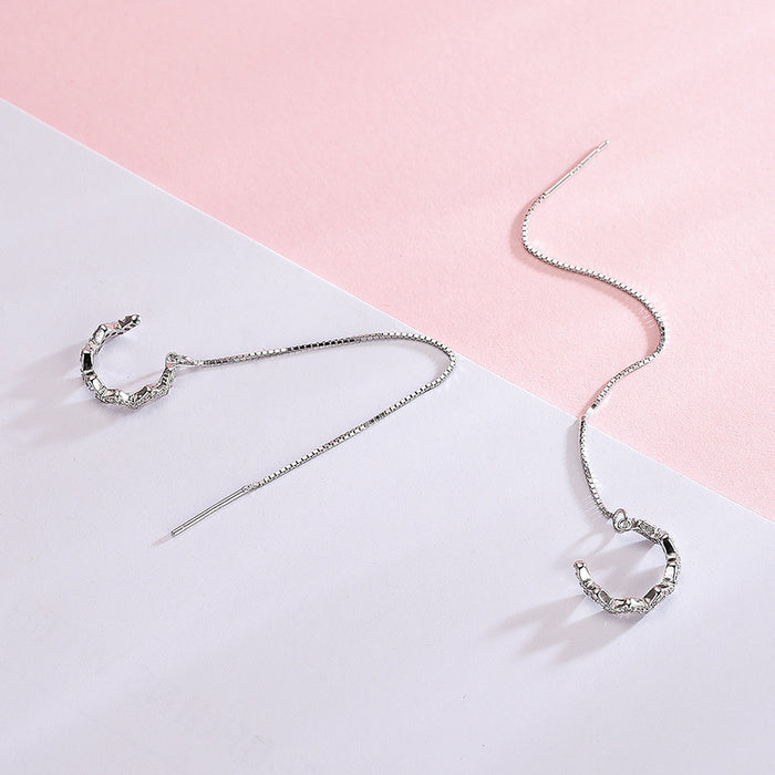 Diamond Wave Two-Style Earrings