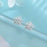 Snowflake Diamond Stud Earrings