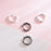 Metallic Black Hexagon Earrings