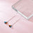 Retro Color Glass Earrings