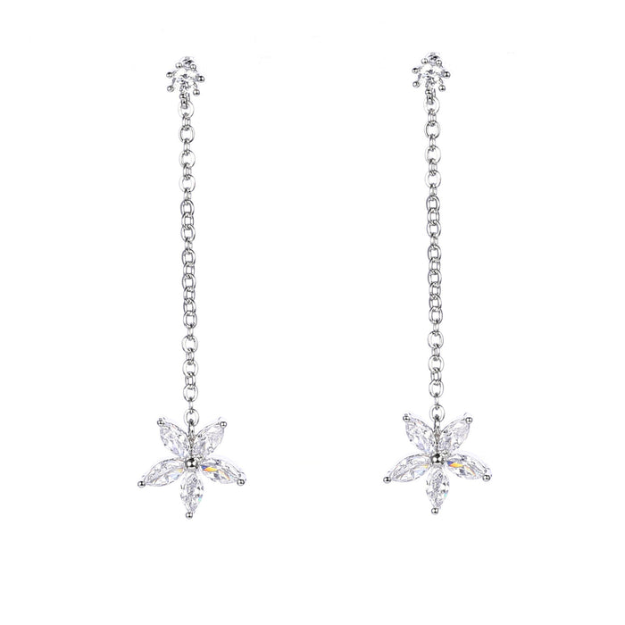 Five-Petal Flower Scrub Earrings