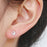 Star Moon Diamond Earrings