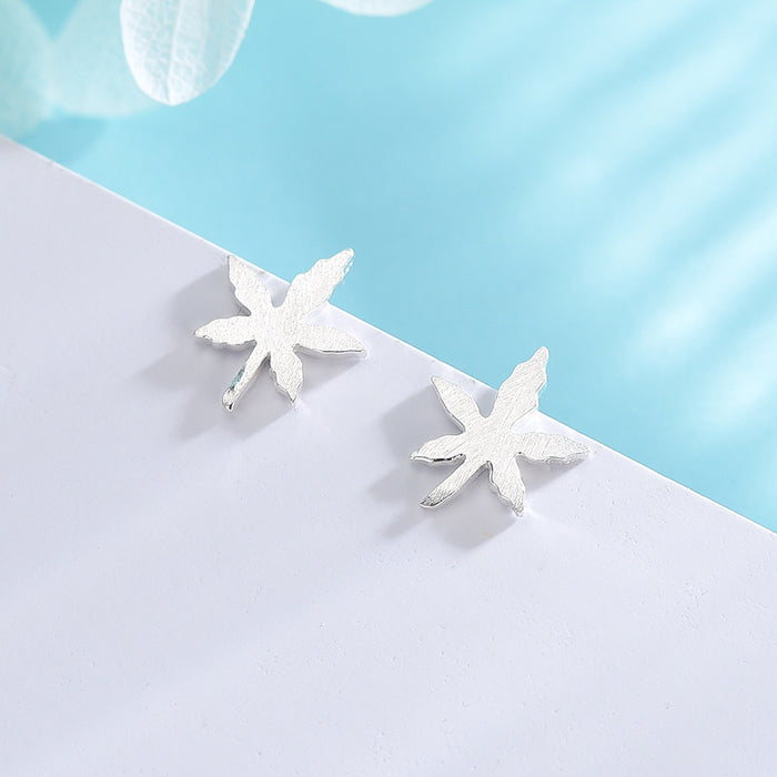 Maple Leaf Brush Earrings