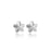 Sand Flowers Silver Earrings
