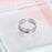 Cloudy Alloy Hoops Ring