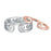 Cloudy Alloy Hoops Ring