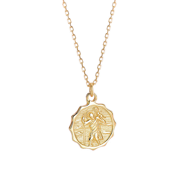 Religious Gold Necklace