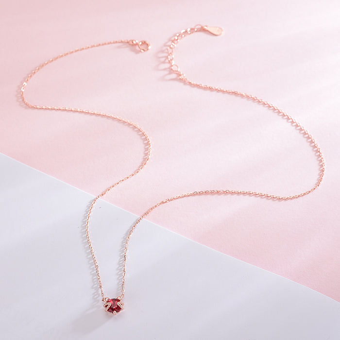 Red Diamond Cat Necklace