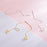 Diamond Butterfly Dropdown Earrings