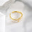 Cross Diamond Gold Ring