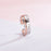 Cloudy Alloy Hoops Ring