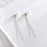 Pearl Tassel Long Drop Earrings