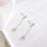 Five-Petal Flower Scrub Earrings