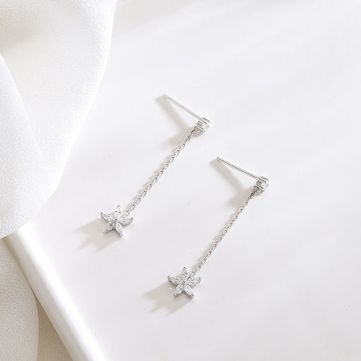 Five-Petal Flower Scrub Earrings