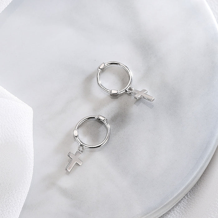 Mini Cross Shape Earrings