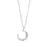 Moon Crescent Diamond Necklace