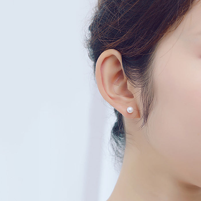 Simple Pearl Earrings