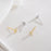 Simple Diamond Clover Earrings