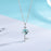 Blue Aurora Diamond Planet Necklace