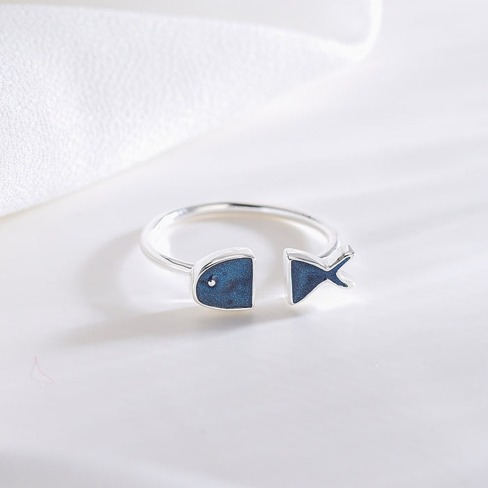Blue Pisces Ring