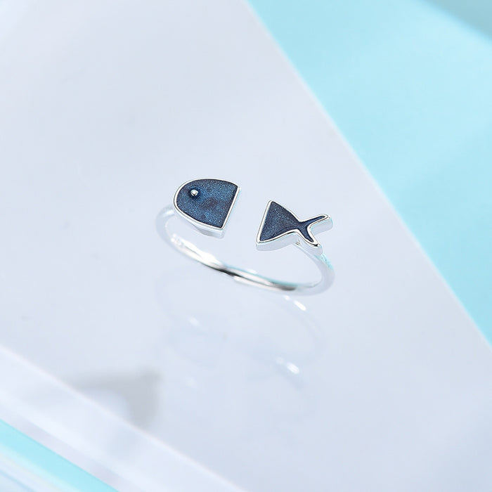 Blue Pisces Ring