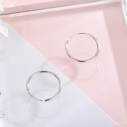 Simple Round Hook Earrings