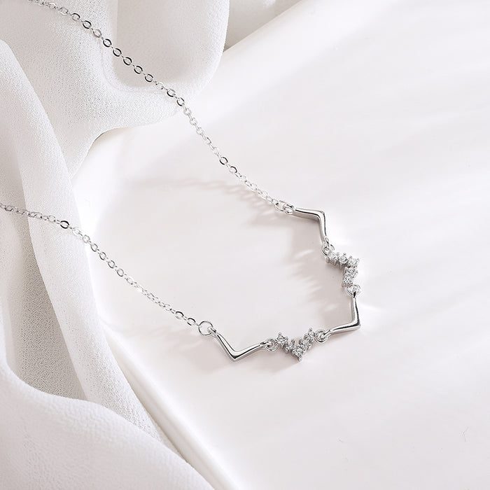 Diamond Wave Necklace