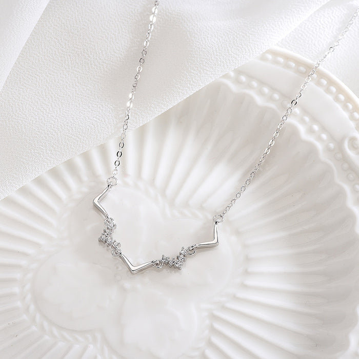 Diamond Wave Necklace