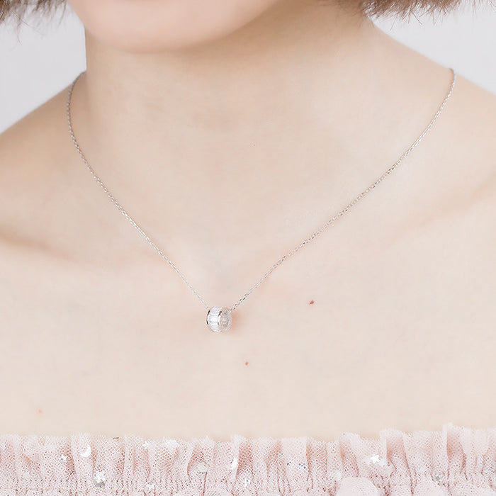 Roman Numeral Ring Necklace
