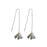 Retro Color Glass Earrings