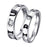 "I Love You" "I Do" Couple Ring