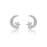 Star Moon Diamond Earrings