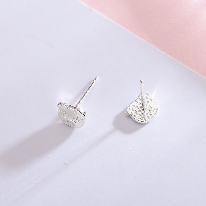 Piggy Silver Earrings