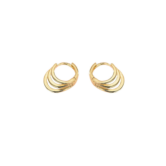 Triple Loop Earrings