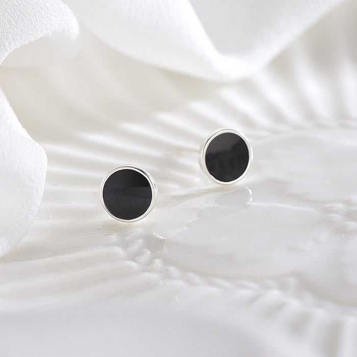 Mix Design Black Earrings