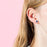 Blue Moon Planet Asymmetrical Earrings