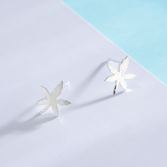 Maple Leaf Brush Earrings