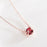 Red Diamond Cat Necklace