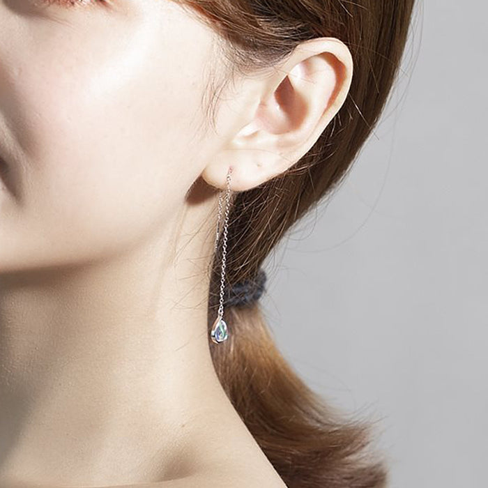Rainbow Droplet Earrings