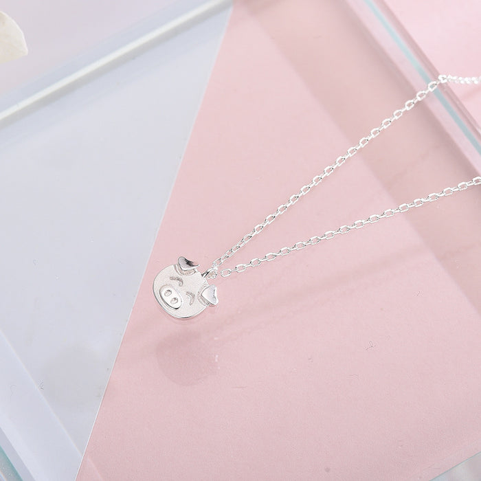 Cute Tiny Piglet Nacklace