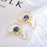 Sapphire Navy Blue Hook Earrings