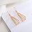 Triangle Pendant Ear Hook Earrings